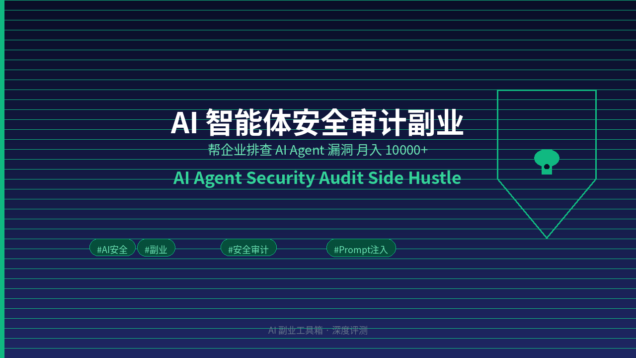Featured image of post AI Agent Security Audit Side Hustle: Find Vulnerabilities in AI Agents for $1,400+/Month
