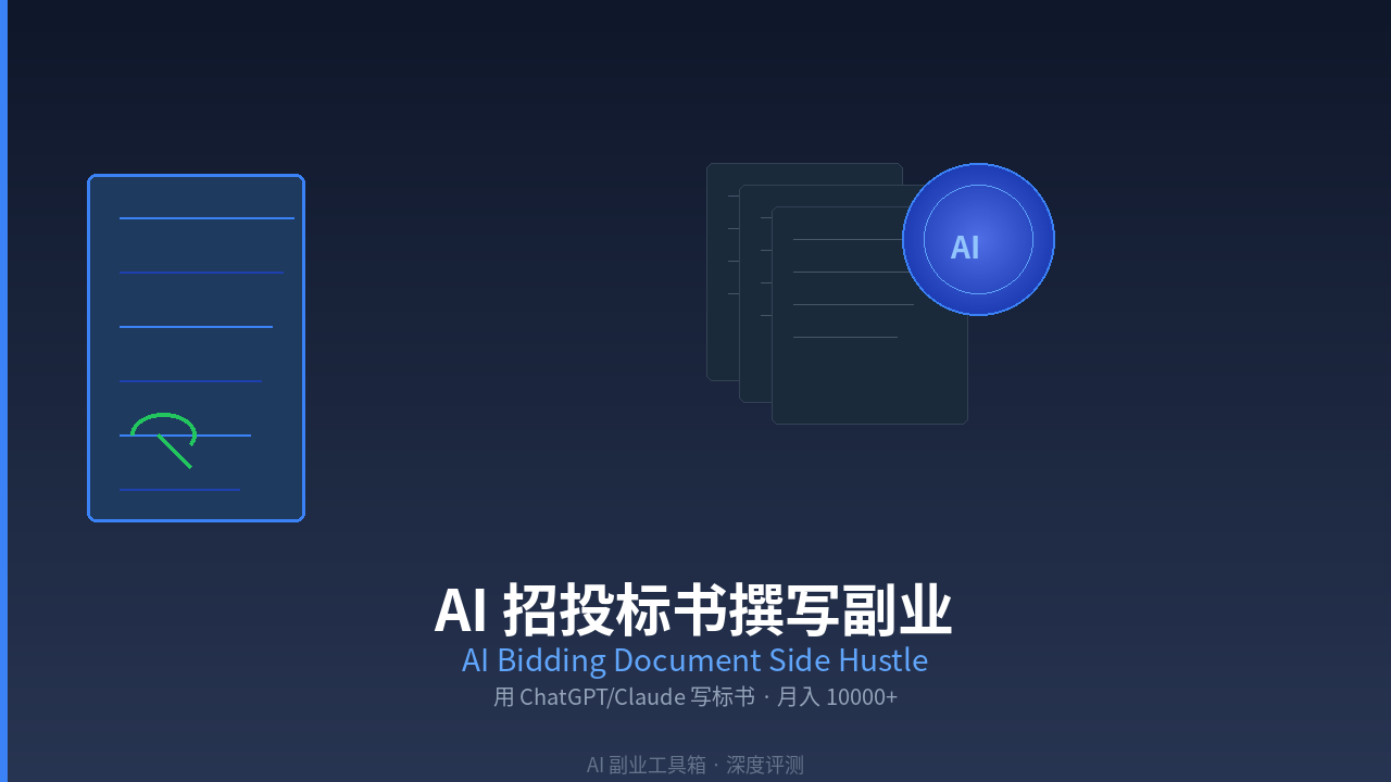 Featured image of post AI 招投标书撰写副业：用 AI 帮企业写投标文件月入 10000+ 的实操指南
