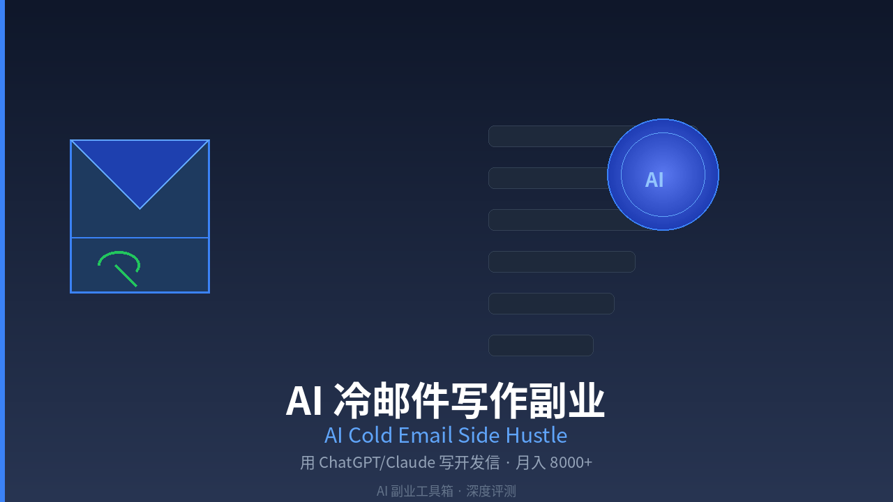 Featured image of post AI Cold Email Side Hustle: Write Development Emails with ChatGPT/Claude, Earn $1,200+/Month