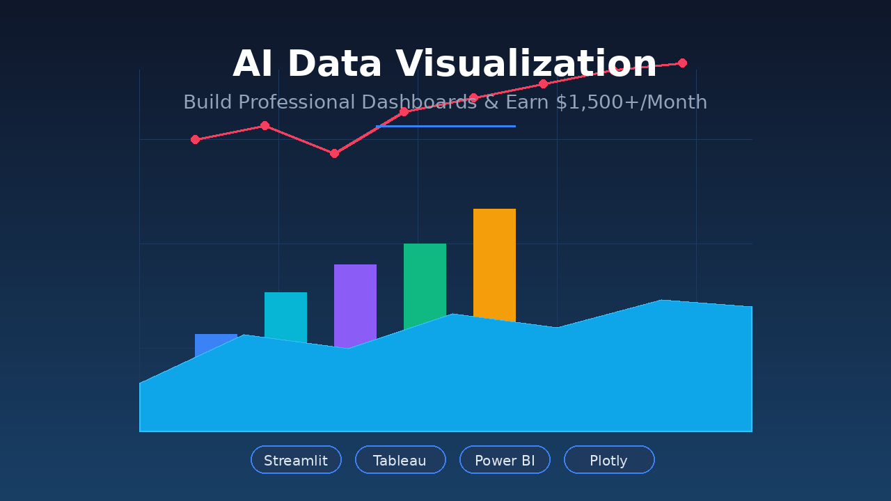 Featured image of post AI Data Visualization Side Hustle: Build Professional Dashboards for $1,500+/Month